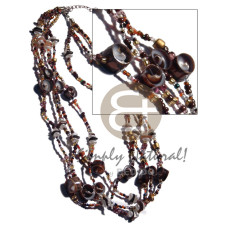 4 layers glass beads