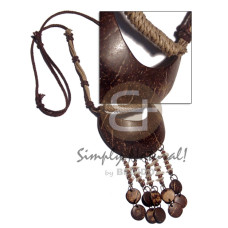 Brown beige wax knotted wax cord