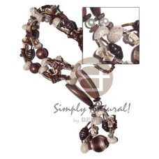 3 layers glass beads