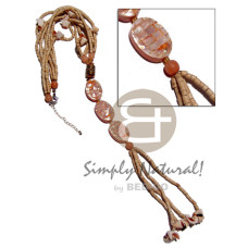 Tassled 4 rows 2-3mm natural