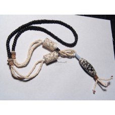 Braided leather 75mm