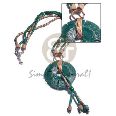 2 rows marbled golden painted dark