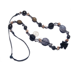 3 rows 2-3mm coconut black