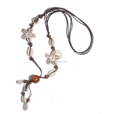 4 rows brown wax cord