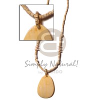 2-3mm coconut natural heishi pink rose