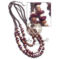 3 graduated rows of 2-3mm