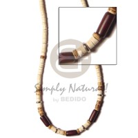 4-5 coconut heishi bleach