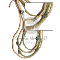 4 rows 2-3 coconut heishe