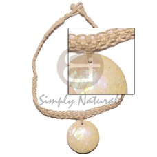 Macrame choker 40mm round