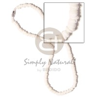 Grinded white puka shell class