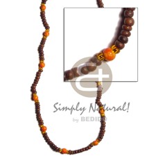 2-3mm natural brown coconut pokalet