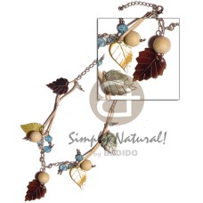 Dangling mop black tab black lip leaf