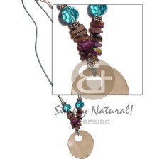 40mm round hammershell rainbow