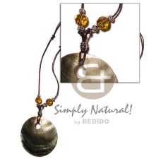 60mm black lip crystals