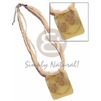 6 rows crème colored multi