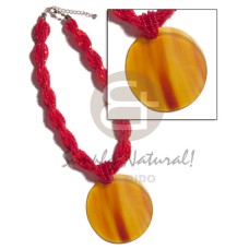 12 rows red twisted glass