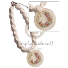 12 rows white twisted glass