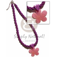 Lavender 2-3mm twisted coconut pokalet