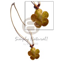 40mm brownlip flower in wax