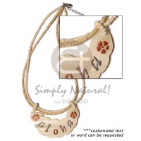 Handpainted 75mmx35mm souvenir kabibe pendant