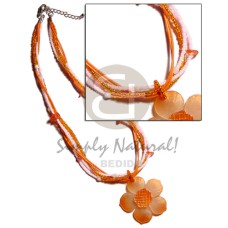 4 layer white and orange