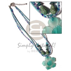 3 layers glass beads