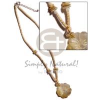 2-3mm coconut heishi natural