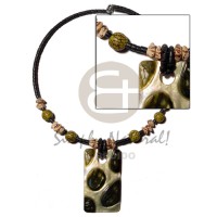 2-3mm black coconut heishe