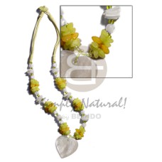 Yellow 3 layer wax cord