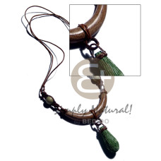 75mmx15mm bayong wood pendant