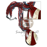 6 rows 2-3mm heishi glass