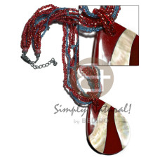 6 rows 2-3mm heishi glass