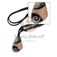 Black leather thong uneven