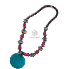 Black leather thong round