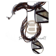 6 layers black and amber