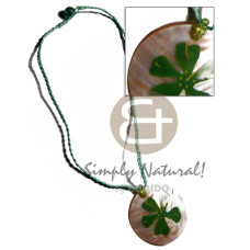 Mint green braided wax cord