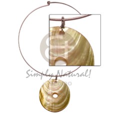 Nickel-free silver hoop ring