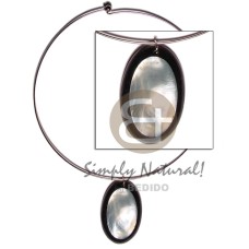 Metal hoop ring 45mm