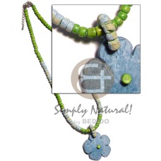 Aqua blue 4-5mm coco