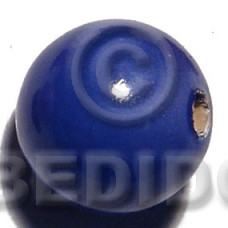 25mm natural wood beads