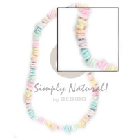 Pastel dyed sq cut white