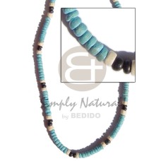 4-5mm coconut pokalet. baby blue