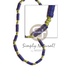 4-5mm navy blue coconut heishe