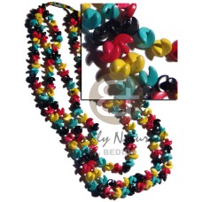 3 layers coconut quarter moon