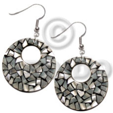 Dangling flat 35mm black round