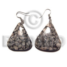 Dangling triangular shape corals 40mmx35mm