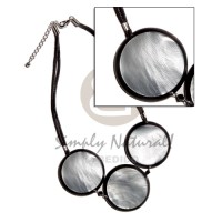 3 pcs. round 35mm hammershelll