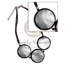 3 pcs. round 35mm hammershelll