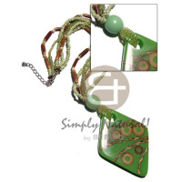 3 row pastel green 2-3mm