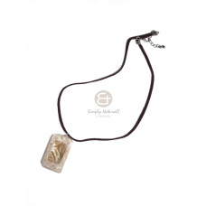 45mmx27mm rectangular laminated brownlip in